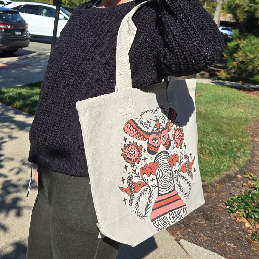 Bilateral Butterfly Tote